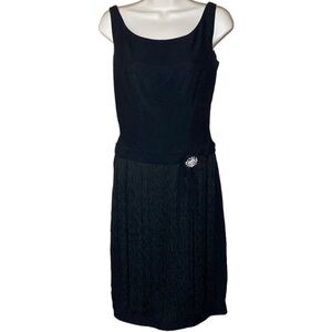 Vintage | Black Fringe Dress Flapper Costume XS